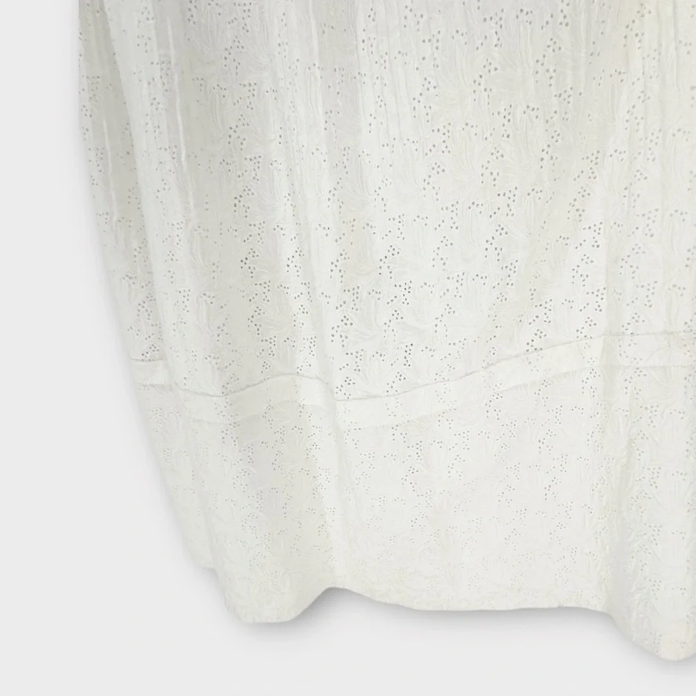 NICHOLAS Featherington Eyelet Empire Waist Midi Dress‎ EUC Size 2 Cottagecore